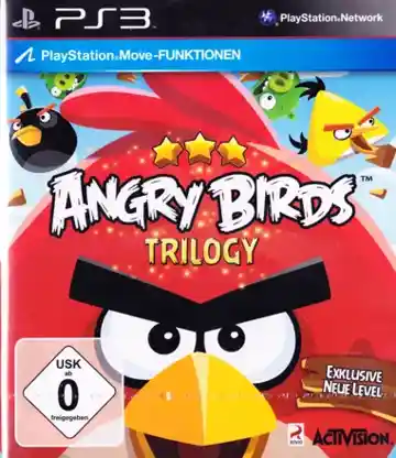 Angry Birds Trilogy (USA) (En,Fr) (v1.02) (Disc) (Update) box cover front